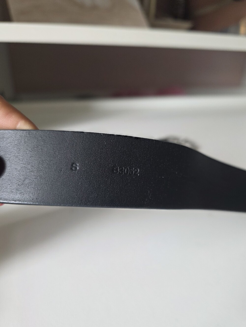 Madewell Black Leather Belt with Silver Buckle - Picture 7 of 10